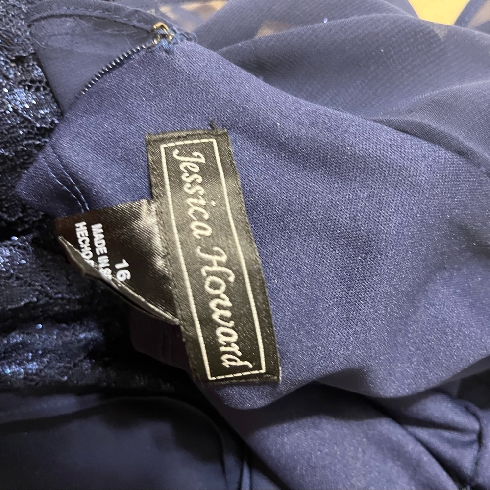 Jessica Howard Midnight Blue Gown